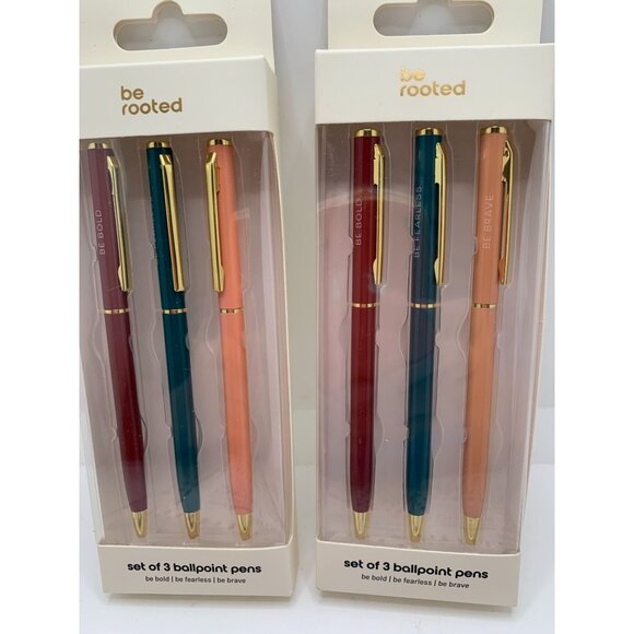 Set Of 3 Be Rooted Ballpoint Pens & See It Bigger Planner Bundle - Picture 3 of 3